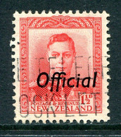 New Zealand 1938-51 Officials - KGVI - 1½d Scarlet Used (SG O139) - Service