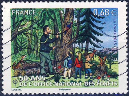 5011 OFFICE NATIONAL Des FORETS  OBLITERE ANNEE 2015 - 2010-.. Matasellados