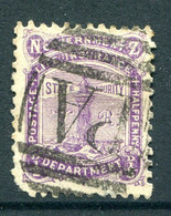 New Zealand 1891-98 Life Insurance - Lighthouse - With VR - P.12 X 11½ - ½d Bright Purple Used (SG L1) - Servizio