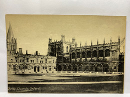 Christ Church, Great Quad , Oxford, England, United Kingdom Postcard - Oxford