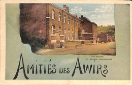 Amitiés Des Awirs - La Maison Communale (colorisée Edit. Léopold Hellin Bawin Franchise Militaire) - Flémalle