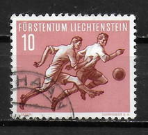 LIECHTENSTEIN  N°  284 Oblitere     Football   Soccer  Fussball - Usados