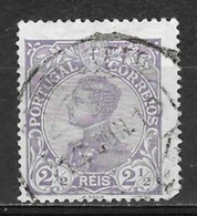 1910 Portugal #156 D,Manuel 2 1/2rs Used - P1794 - Used Stamps