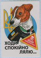 UKRAINE / Post Card / Postcard / Russian Invasion War. Ukraine's Mine Sniffing Dog Patron. 2022 - Ucrania