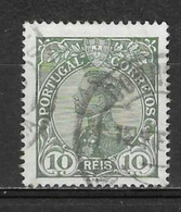 1910 Portugal #158 D,Manuel 10rs Used- P1800 - Usati