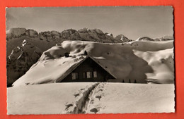 ZFE-31 Champéry, Cabane De Planachaux, Dents Blanches. Visa Censure ACF 1939. NC Deriaz 7413 - Champéry