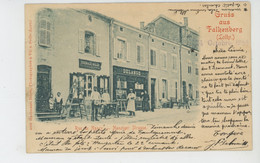 FAULQUEMONT - Gruss Aus FALKENBERG (1899) - Rue De Nancy - Nanziger Strasse - Faulquemont