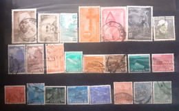 Stamps India Different Stamped Variety Stamps 22pcs - Verzamelingen & Reeksen