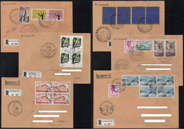 LUXEMBOURG / 1962-1966 LOT DE 12 LETRES RECOMMANDEES POUR LA FRANCE / 2 IMAGES (ref 9199F) - Cartas & Documentos