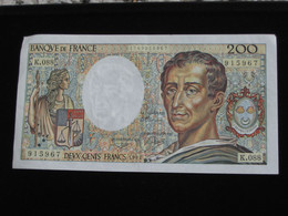 200 Francs MONTESQUIEU 1991  **** EN ACHAT IMMEDIAT **** - 200 F 1981-1994 ''Montesquieu''