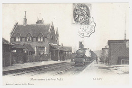 CARTE POSTALE SEINE MARITIME.MAROMME.LA GARE - Maromme