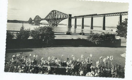 Postcard  Fife  Scotland  Forth  Bridge Unposted Valentine's  Rp Viewed From Garvie Hotel - Fife