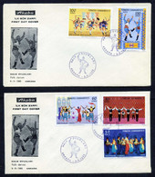 Türkiye 1969 Folk Dances, Folklore, Sword Dance Mi 2147-2151 FDC - Storia Postale