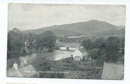 Postcard  Stirlingshire Thetrossachs Callander Bridge And Ben Ledi Unused Photochrom - Stirlingshire