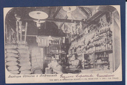 CPA Madagascar Andreocaub Commerce Shop Magasin écrite Chine Cina - Madagascar