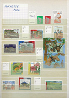 2001  ANNEE COMPLETE  DE TIMBRES DE MAYOTTE NSTDC - Unused Stamps