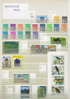 2002 ANNEE COMPLETE TIMBRES DE MAYOTTE NSTDC - Ungebraucht