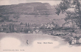 Vevey Rives Du Léman, Pêcheur à La Ligne Et Enfants (204) - VD Vaud