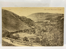 Old Manaton Road. Dartmoor, Devon., United Kingdom, 1p Used NEWTON To PA USA, KINGSESSING STATION Cancel Postcard - Dartmoor