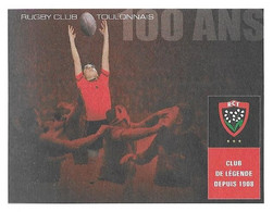 RUGBY CLUB TOULONNAIS, BLASON - FLAMME LA POSTE LE BEAUSSET VAR, VOIR LES SCANNERS - Storia Postale