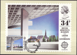 Grande Bretagne - Great Britain - Großbritannien CM 1987 Y&T N°1269 - Michel N°1108 - 34p EUROPA - Maximumkaarten