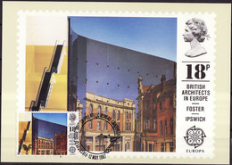 Grande Bretagne - Great Britain - Großbritannien CM 1987 Y&T N°1266 - Michel N°1105 - 18p EUROPA - Maximumkarten (MC)