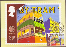 Grande Bretagne - Great Britain - Großbritannien CM 1988 Y&T N°1313 - Michel N°1149 - 31p EUROPA - Maximumkaarten