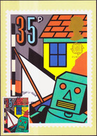 Grande Bretagne - Great Britain - Großbritannien CM 1989 Y&T N°1383 - Michel N°1205 - 35p EUROPA - Maximum Cards