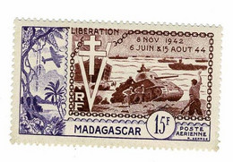 MADAGASCAR  N°74 ** COTE Cote Yvert 7€ - Aéreo