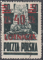 POLAND  SCOTT NO  C19  USED  YEAR   1947 - Usados