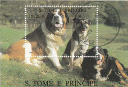 SAO TOME AND PRINCIPE Block 327,used,dogs - Dogs