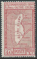 1926 OLTRE GIUBA ANNESSIONE 40 CENT MNH ** - RF19 - Oltre Giuba