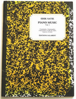 Livre Partition Recueil Vintage Sheet Music ERIK SATIE Piano Music Vol. 1 Piano Salabert - S-U
