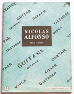 Livre Méthode Partition Recueil Vintage Sheet Music Album NICOLAS ALONSO Méthode De Guitare - Opera