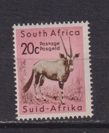 SOUTH AFRICA - 1961 Definitive Kudu 20c Never Hinged Mint - Unused Stamps
