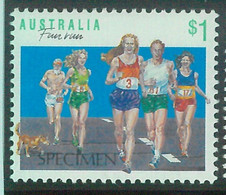83890 - AUSTRALIA  - STAMP  - MNH SPECIMEN Athletics, Running DOGS - Dogs