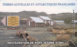 TAAF, TAF-36A, Restauration De Port Jeanne D'Arc, 2 Scans.    Without Moreno Logo On The Reverse. - TAAF - French Southern And Antarctic Lands