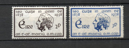 IRLANDE  N° 73 + 74  NEUFS AVEC CHARNIERES  COTE  10.50€    PERE MATHEW - Unused Stamps