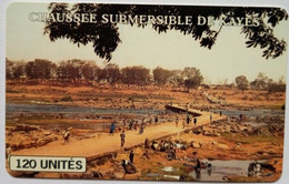 Mali 120 Units Chip Card " Chaussee Submersible De Kayes " - Mali