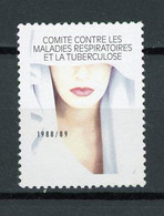 CONTRE LA TUBERCULOSE 1988/89 (*) - - Tuberkulose-Serien
