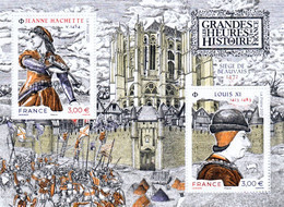 France Nouveautés 2021 Histoire Louis XI Jeanne Hachette F  Neuf ** TB MNH Sin Charnela Faciale 6 - Neufs