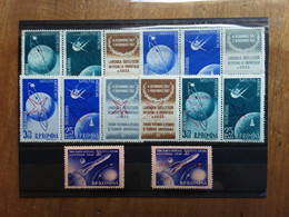 ROMANIA - Astronautica Nn. A66/70 - A72/75 - A80-A92 Nuovi ** (nn. 72/75 Sovrastampa Capovolta) + Spese Postali - Unused Stamps