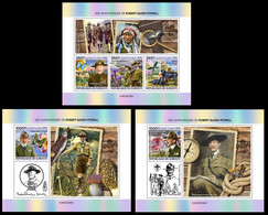 Djibouti  2022 Robert Baden-Powell. (228) OFFICIAL ISSUE - Unused Stamps