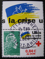 Timbre De France 2022 Croix Rouge Ukraine  -   Oblitéré - Sin Clasificación