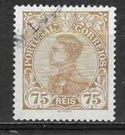 1910 Portugal #163 D,Manuel 75rs Used - P1804 - Gebruikt