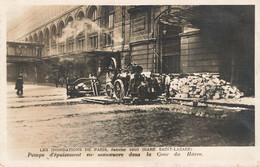B2129  PARIS Inondation Gare St Lazare - Überschwemmung 1910
