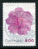 DENMARK 2012 Autumn Flower 8 Kr. Booklet Perforation Used.  Michel 1714 C - Oblitérés