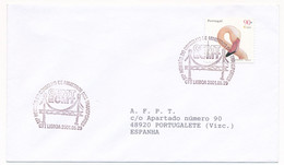 PORTUGAL - TIMBRE SUR ENVELOPPE OBLITEREE AVEC CAD LISBOA CONSEIL DES MINISTRES DES TRANSPORTS 29 MAI 2001 - Cartas & Documentos