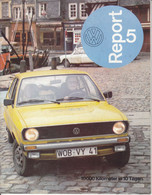 CA223 Volkswagen Zeitschrift VW Report Nr. 5, 10 000 Kilometer In 10 Tagen, Deutsch, 1976 - Automobile & Transport