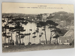 CPA - 29 - AUDIERNE (29) - Panorama De La Ville Et Du Port Vers La Mer - Douarnenez